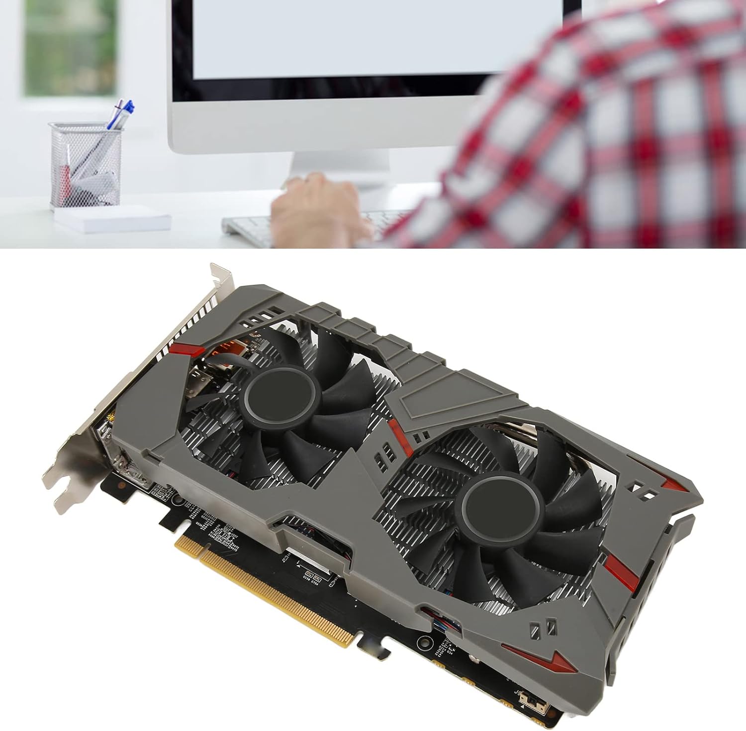 GTX960 4GB GDDR5 128ビットグラフィックスカード、デュアルファン冷却